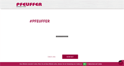 Desktop Screenshot of metallbau-pfeuffer.de